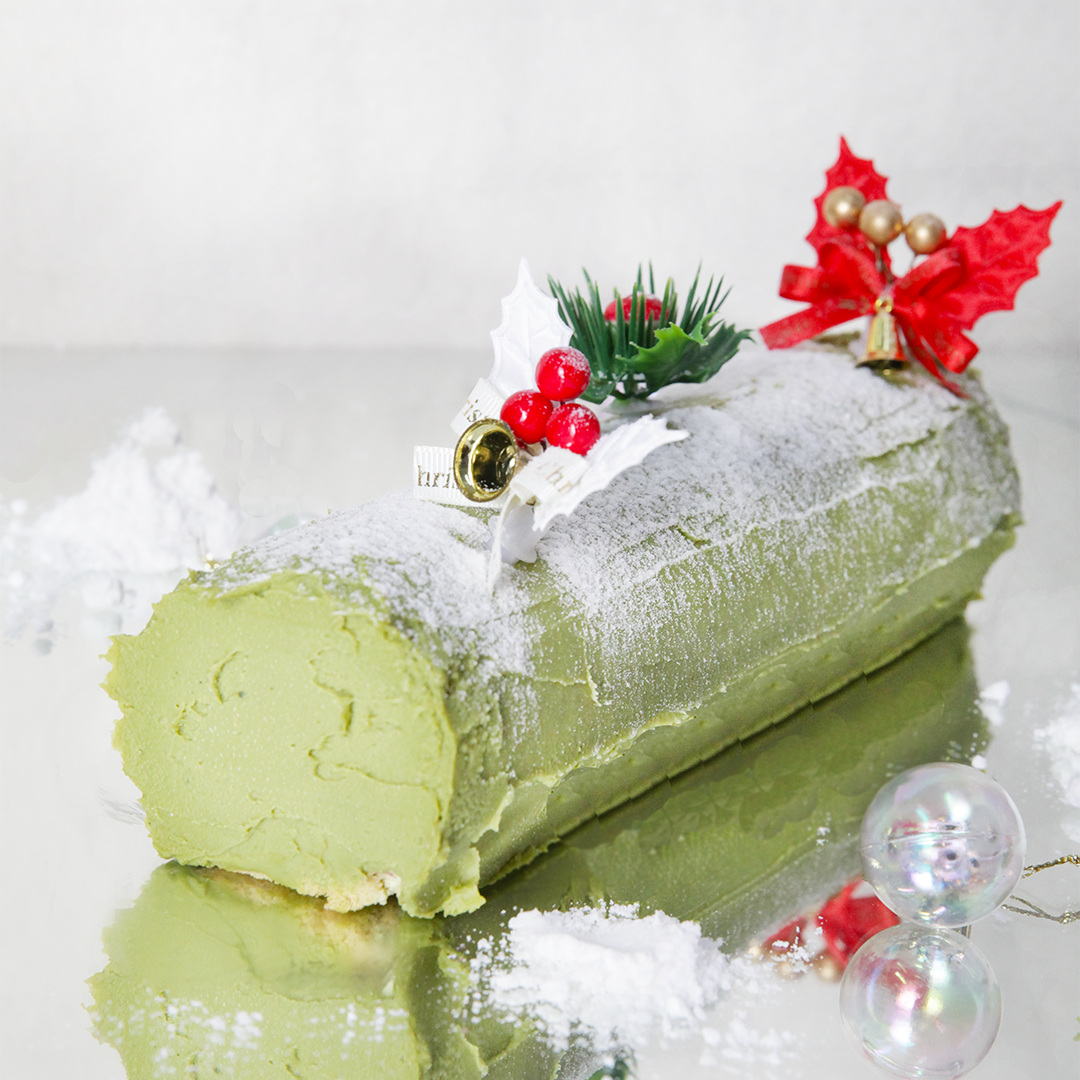Matcha Christmas Logcake - 1kg