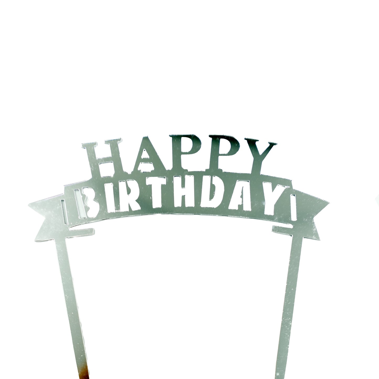 Happy Birthday Ribbon Cake Topper