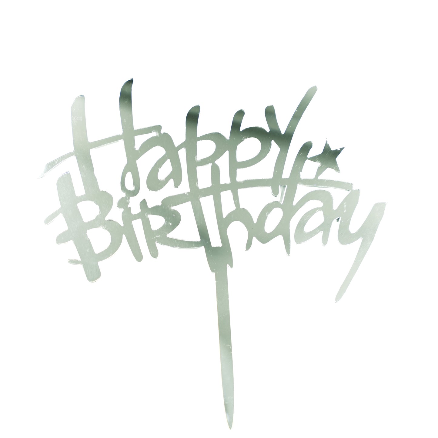 Happy Birthday Text Cake Topper