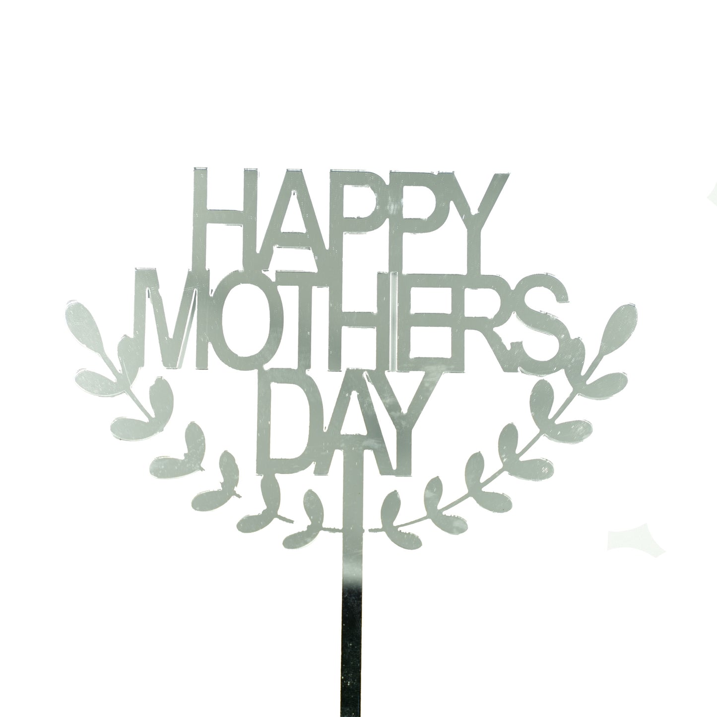 Happy Mothers Day Leaf Cake Topper