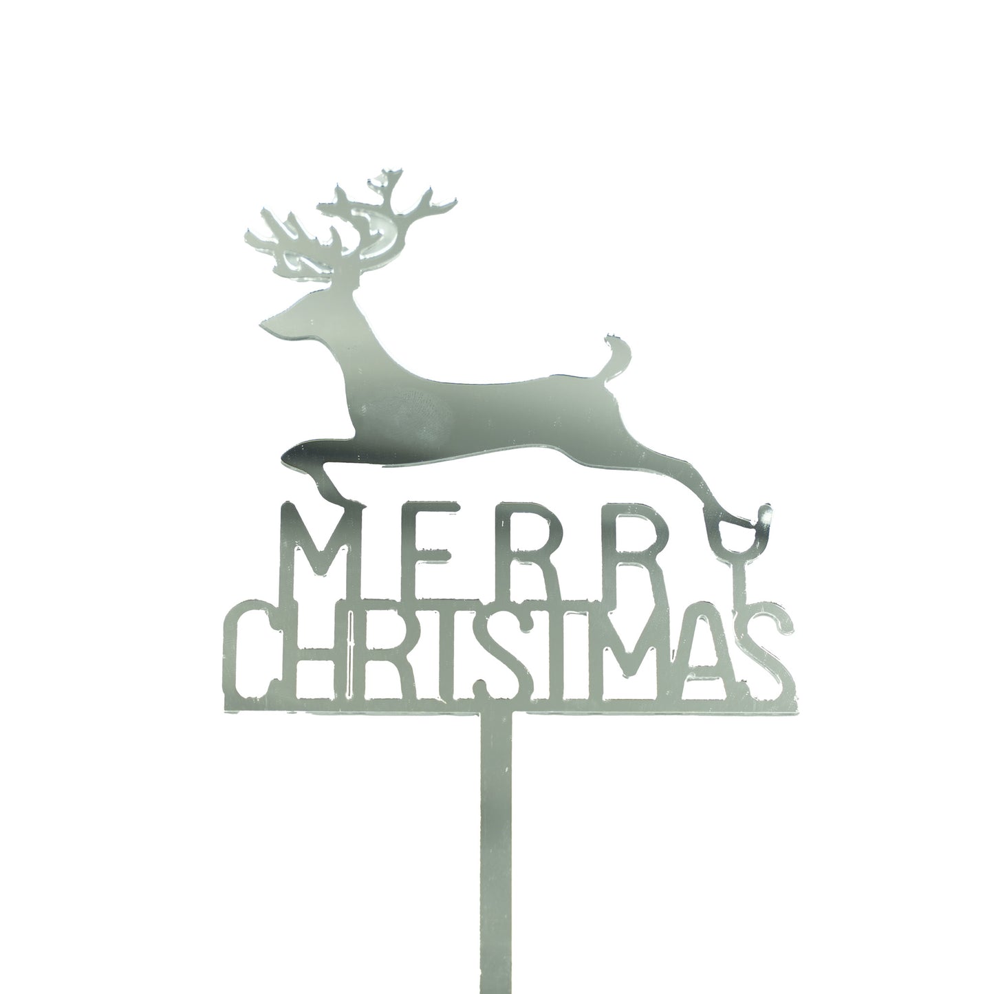 Merry Christmas Reindeer Cake Topper