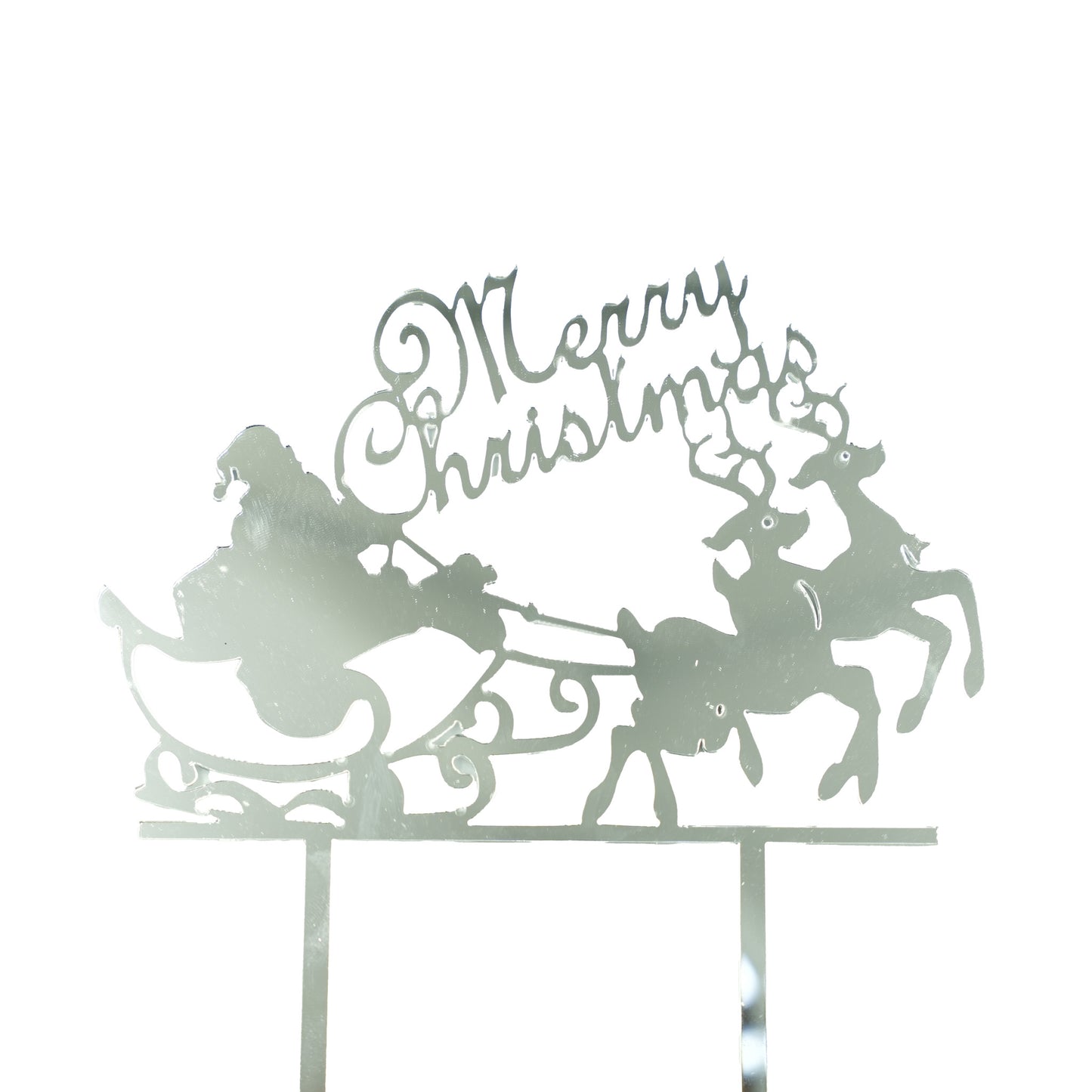 Merry Christmas Santa Cake Topper