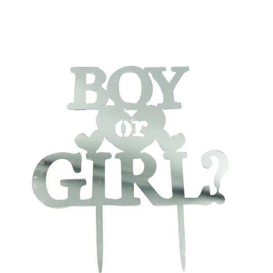 Boy or Girl Cake Topper