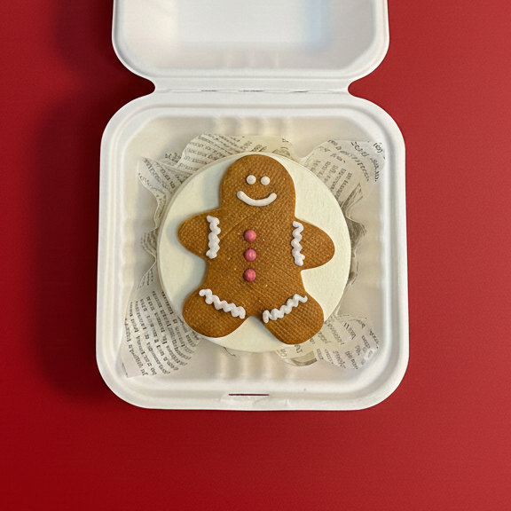 Christmas Bento Cake + Macarons (U.P $30)