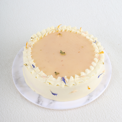 Lychee Raspberry Shortcake - 5 Inch