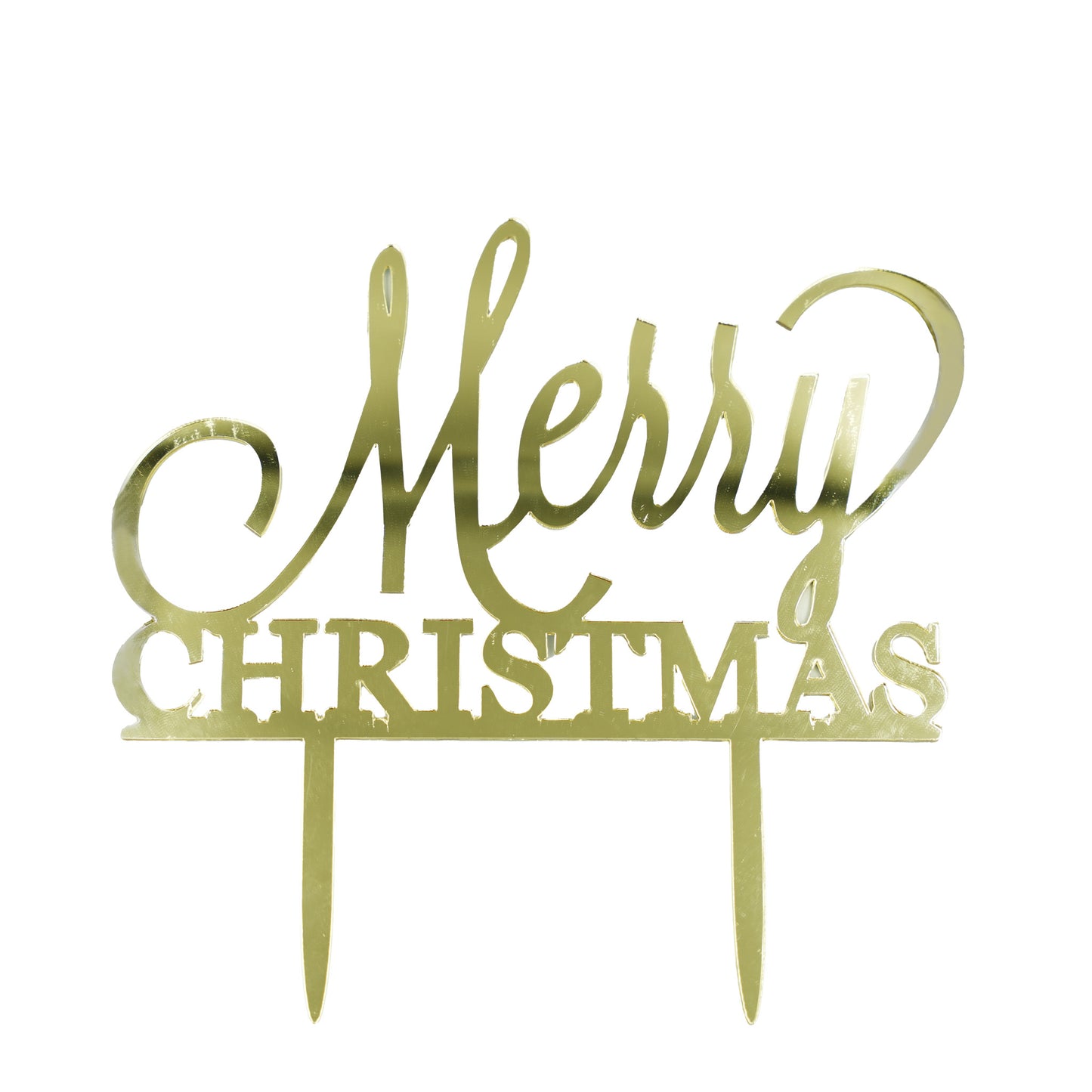 Merry Christmas Cake Topper