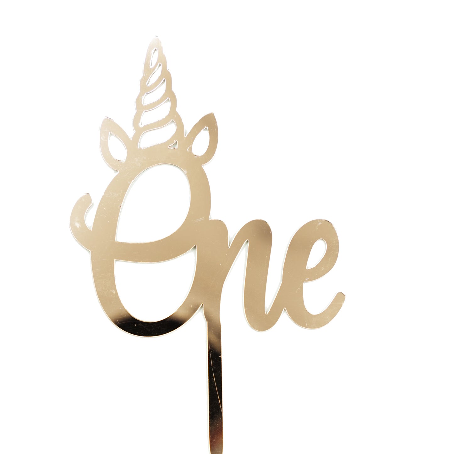 Baby turns One (in Unicorn) Cake Topper
