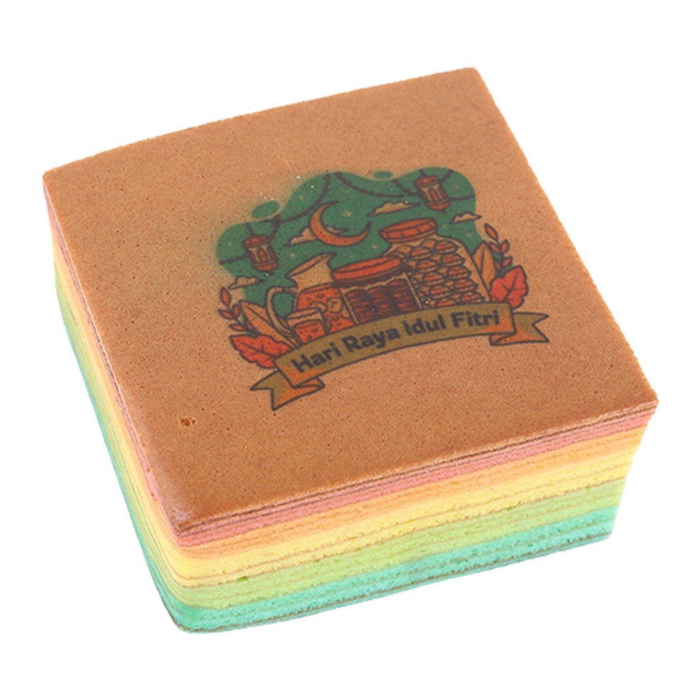 Limited Edition: Raya Aildilfitri Printed Kueh Lapis (Rainbow) – The ...