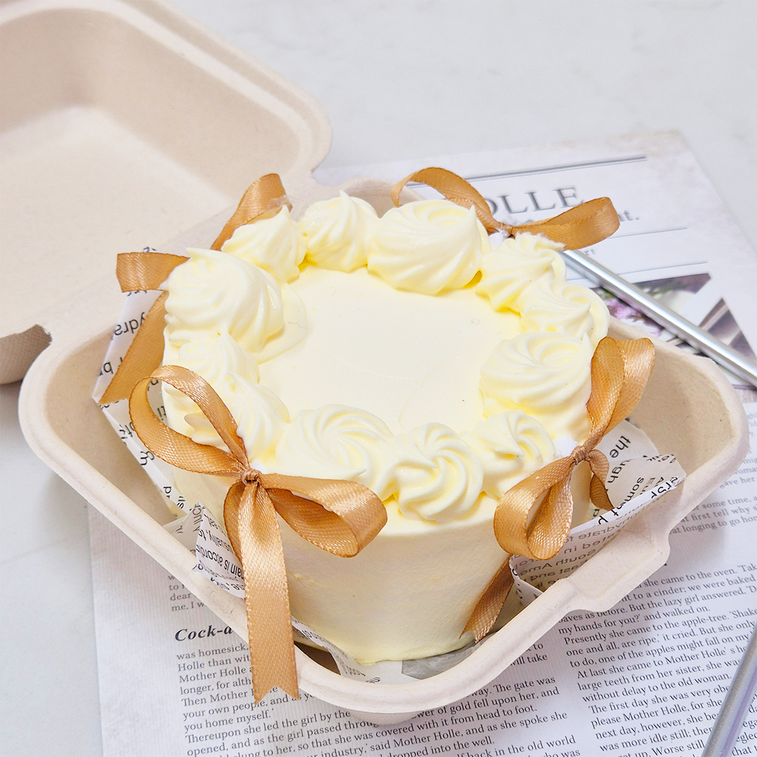 Vintage/Ribbon Bento Cake - 3.5 Inch